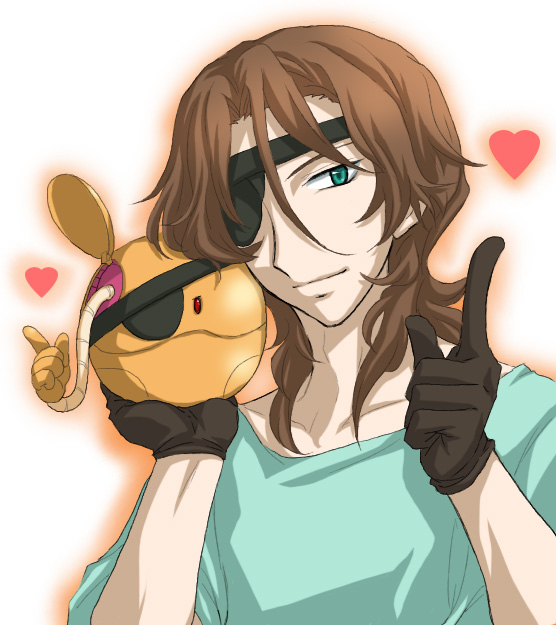 haro and lockon stratos (gundam and 1 more) drawn by onyx_(artist)