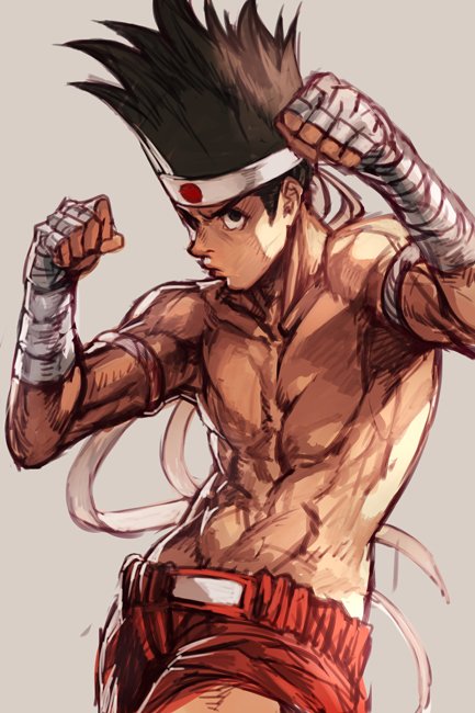 joe higashi (the king of fighters and 1 more) drawn by hungry_clicker