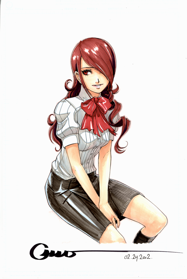 kirijou mitsuru (persona and 1 more) drawn by omar_dogan