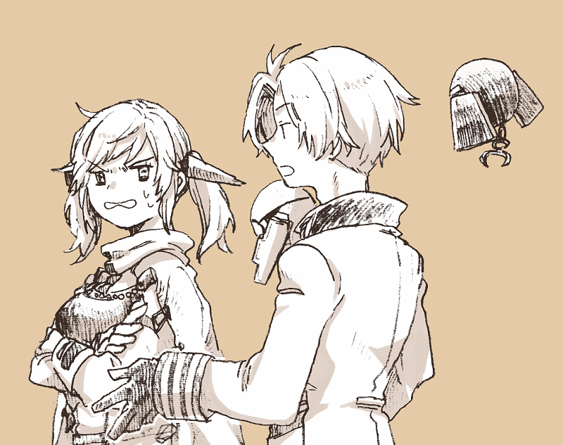 cetie and renri (another eden) drawn by michibata_65