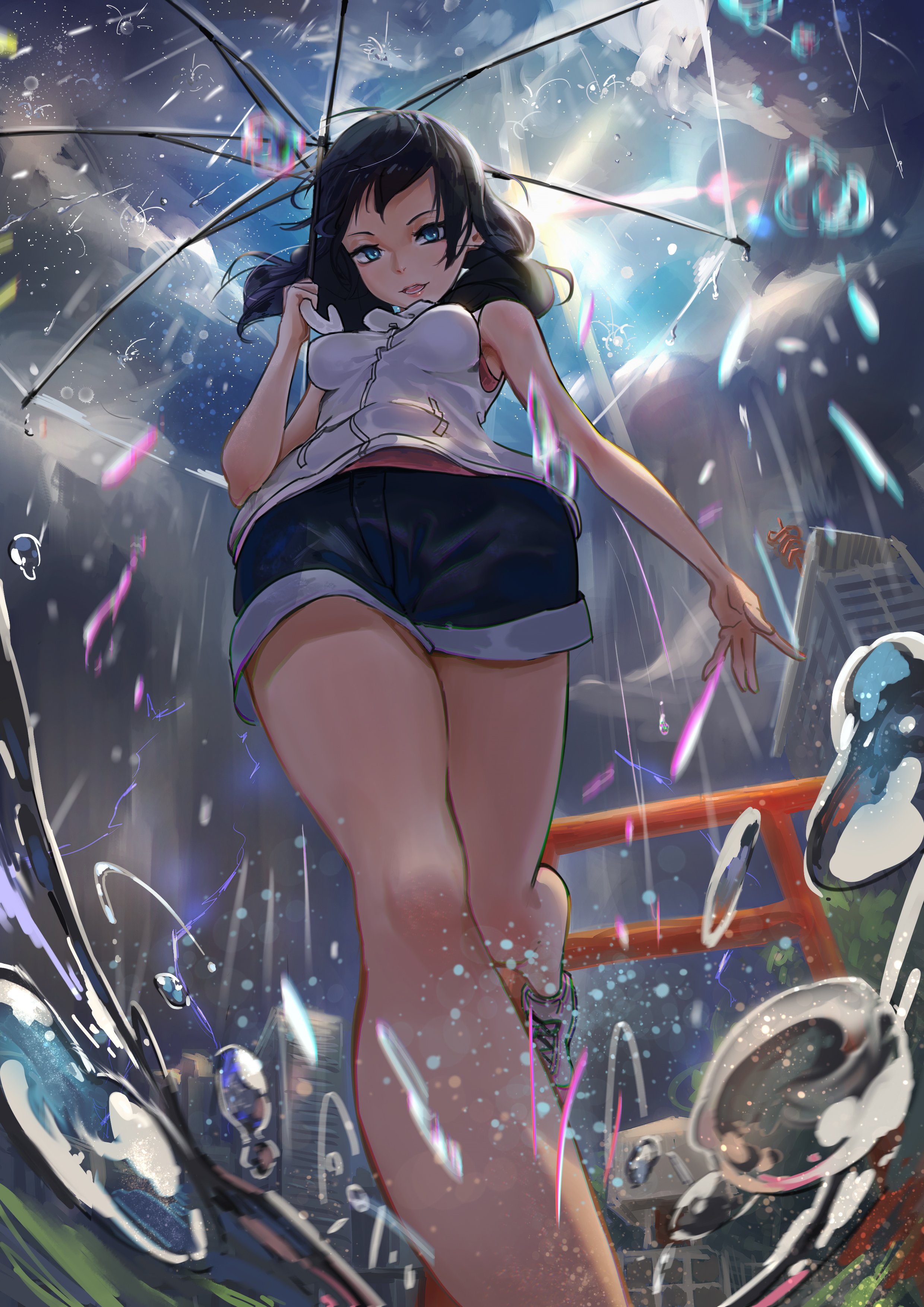 Amano Hina Tenki No Ko Drawn By Bingwei Huang Danbooru Amano Hina Tenki No Ko Drawn By Bingwei Huang Danbooru