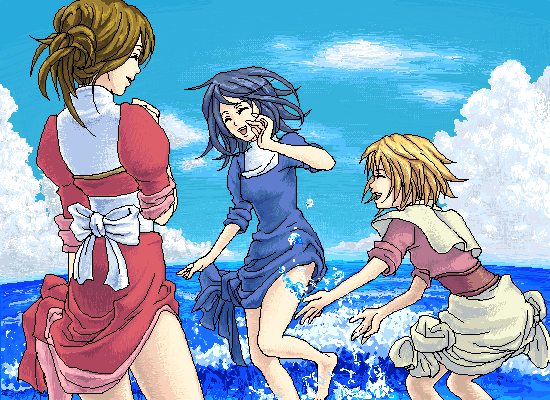 high priest, priest, and acolyte (ragnarok online) drawn by hachi_(kuro8383)