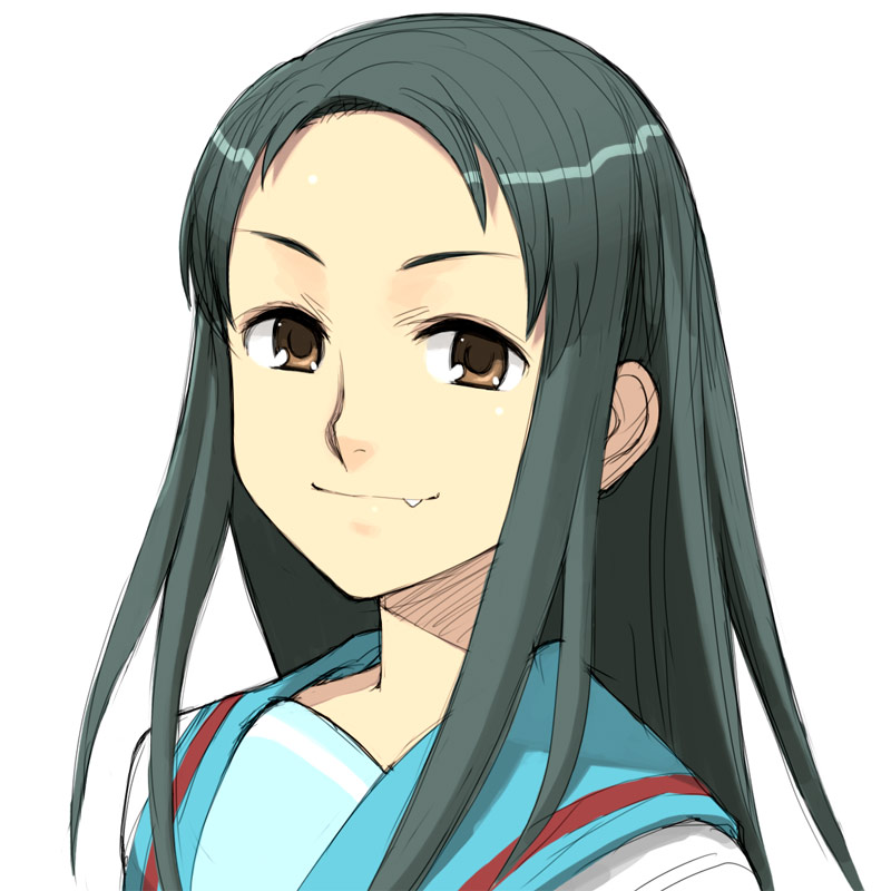 tsuruya (suzumiya haruhi no yuuutsu) drawn by yu_65026