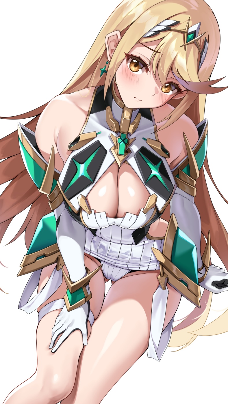 mythra (xenoblade chronicles and 1 more) drawn by matrix16