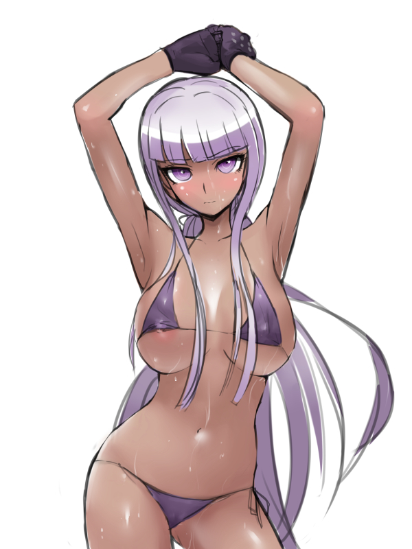 kirigiri kyoko (danganronpa and 2 more) drawn by akisora