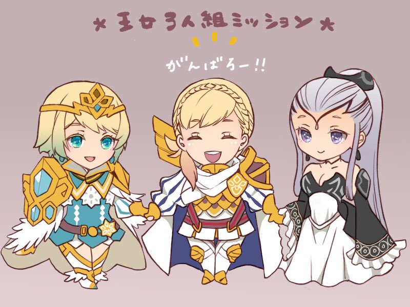 sharena, fjorm, and eir (fire emblem and 1 more) drawn by renkonmatsuri
