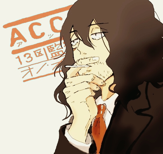 aizawa shota (boku no hero academia) drawn by huashengjiang233