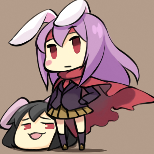 reisen udongein inaba and inaba tewi (touhou and 1 more) drawn by minoa_(lastswallow)