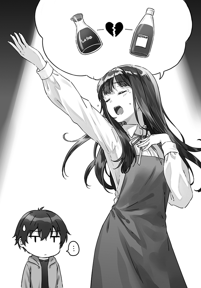 asamura yuuta and yomiuri shiori (gimai seikatsu) drawn by hiten_(hitenkei)