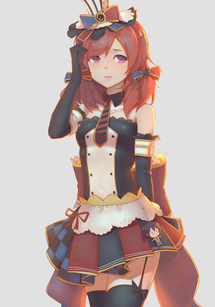 nishikino maki and yazawa nico (love live! and 1 more) drawn by gujianshaonu
