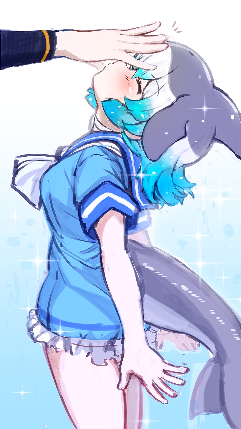 common bottlenose dolphin (kemono friends) drawn by tanaka_kusao