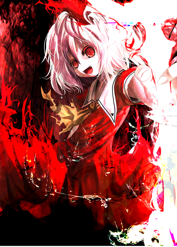 flandre scarlet (touhou and 1 more) drawn by kurona