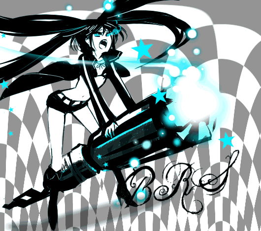black rock shooter (black rock shooter) drawn by mo-p