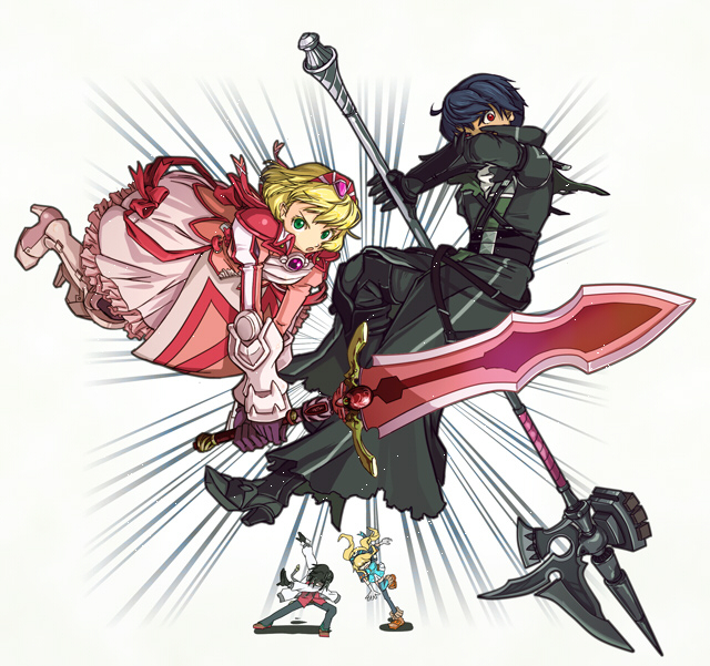 clarissa arwin, alexia lynn elesius, felius arwin, and levin brenton (wild arms and 1 more) drawn by asatsuki_kamo