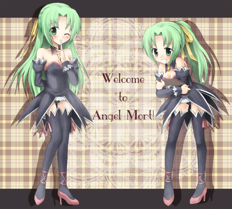 sonozaki mion and sonozaki shion (higurashi no naku koro ni)