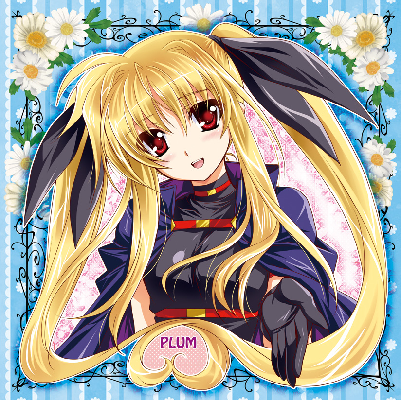 fate testarossa (lyrical nanoha and 2 more) drawn by kanna_(plum)