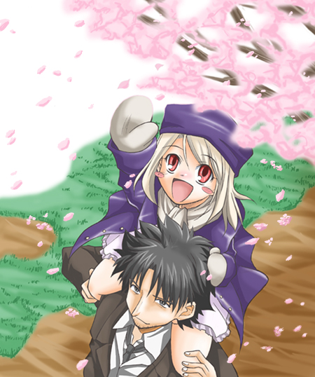 illyasviel von einzbern and emiya kiritsugu (fate and 1 more)