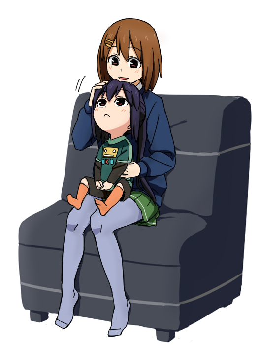 nakano azusa and hirasawa yui (k-on!) drawn by iefukurou