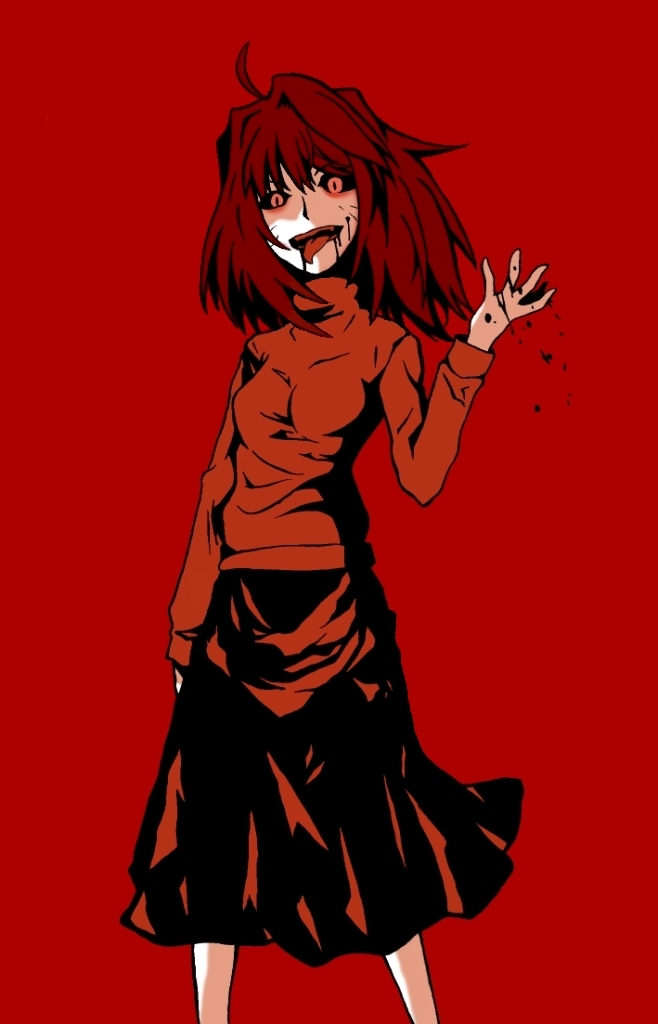 arcueid brunestud and red arcueid (tsukihime) drawn by helping-hand
