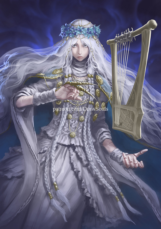 revenant (elden ring and 1 more) drawn by draw_souls