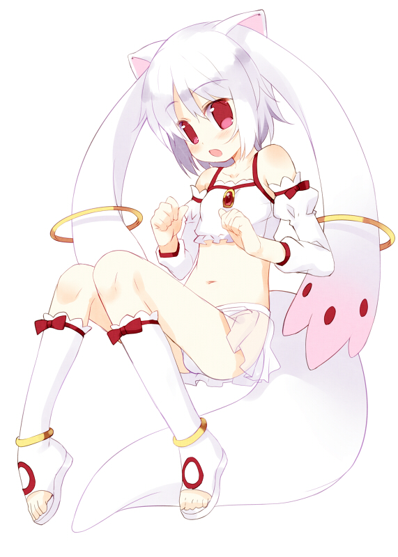 kyubey (mahou shoujo madoka magica) drawn by meito_(maze)