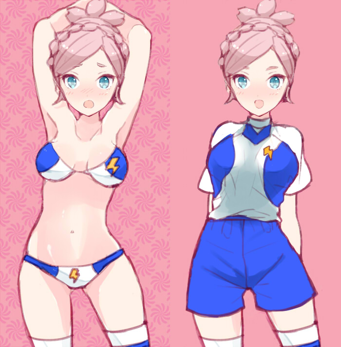 nozaki sakura (inazuma eleven and 2 more) drawn by idomajin