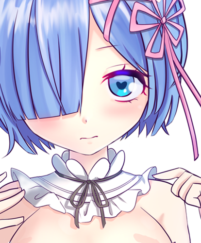 rem (re:zero kara hajimeru isekai seikatsu) drawn by saltycaramel