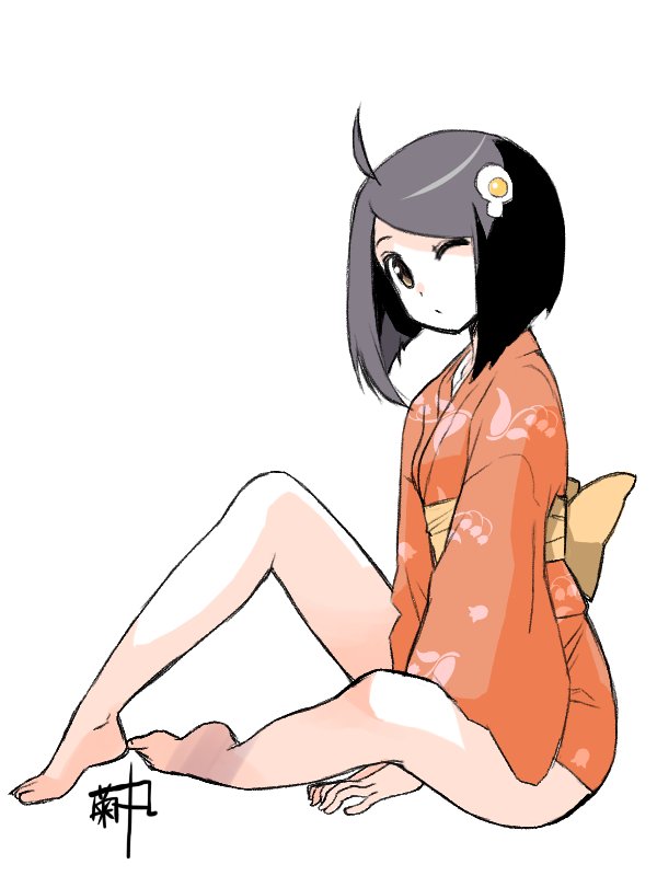 araragi tsukihi (monogatari and 1 more) drawn by kikumaru_bunta