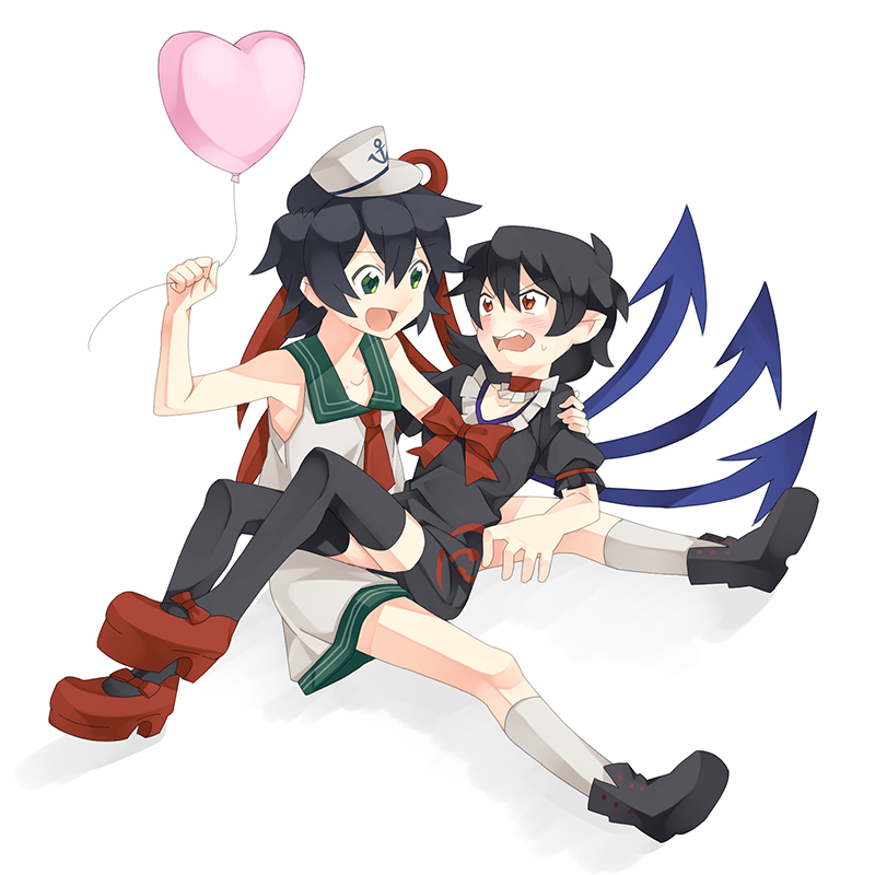 houjuu nue and murasa minamitsu (touhou) drawn by ori_(yellow_duckling)