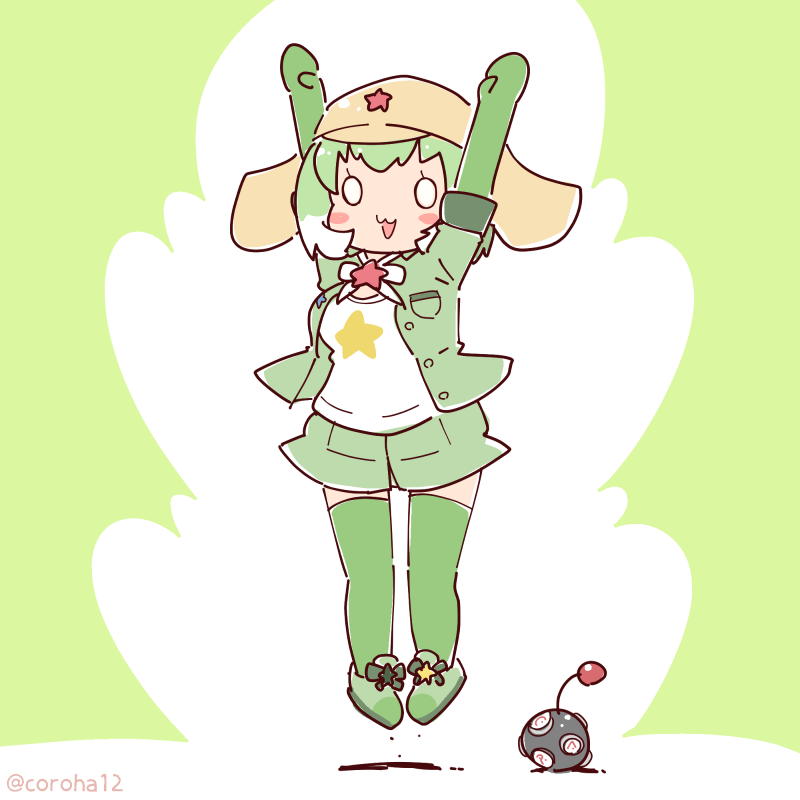 keroro (kemono friends and 2 more) drawn by coroha