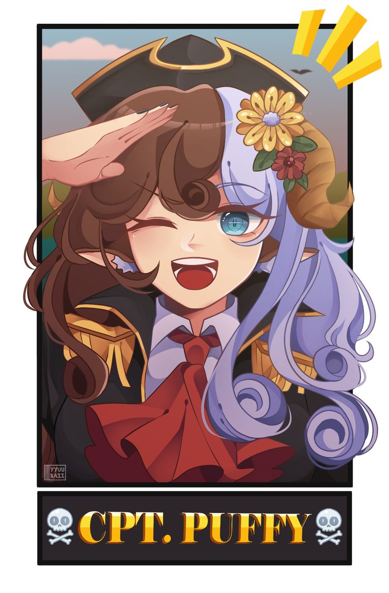 captainpuffy (minecraft youtube and 1 more) drawn by yuu_(yyuuraii)