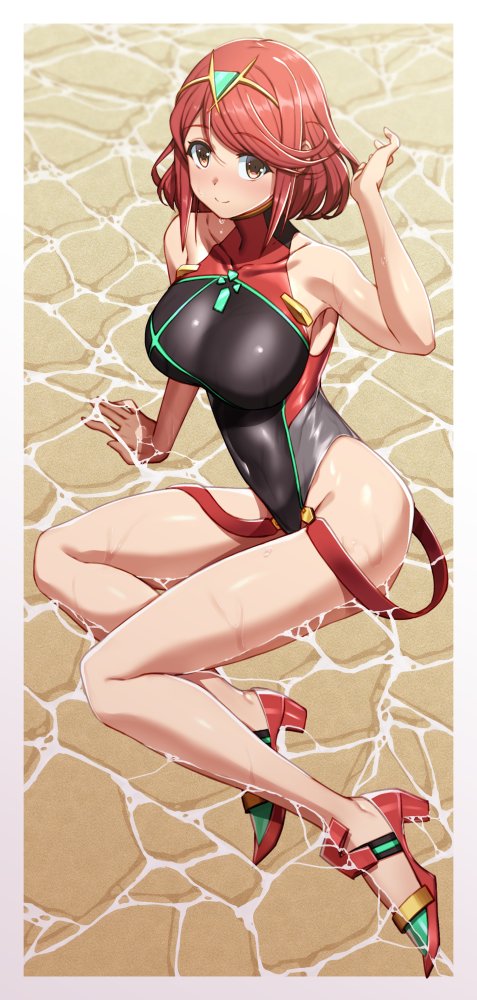 pyra (xenoblade chronicles and 1 more) drawn by tsukamoto_kensuke