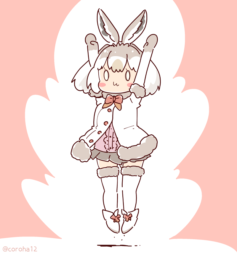 mountain hare (kemono friends and 1 more) drawn by coroha