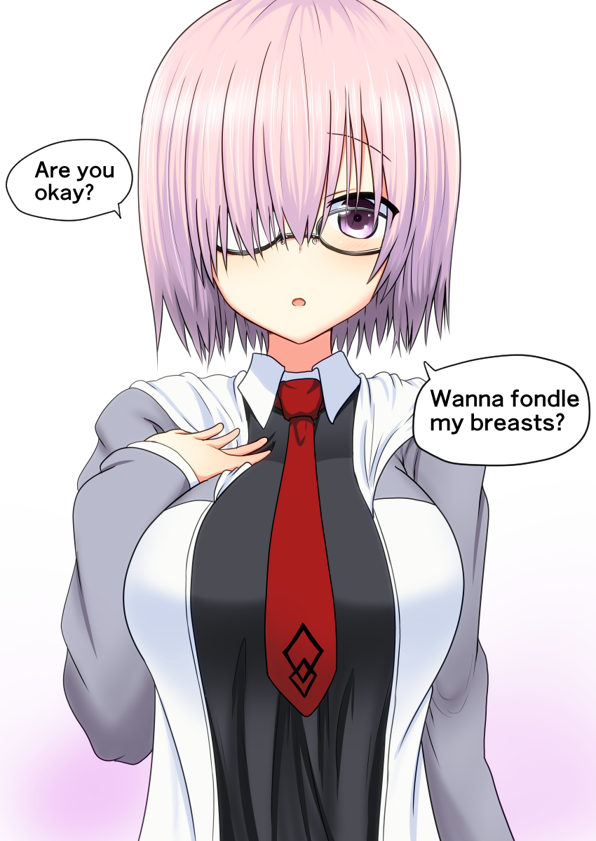 mash kyrielight (fate and 1 more) drawn by take_(shokumu-taiman)