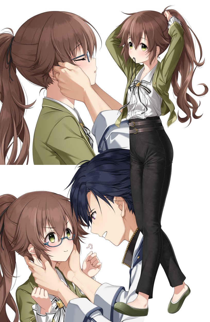 rean schwarzer and towa herschel (eiyuu densetsu and 4 more) drawn by hakuleg