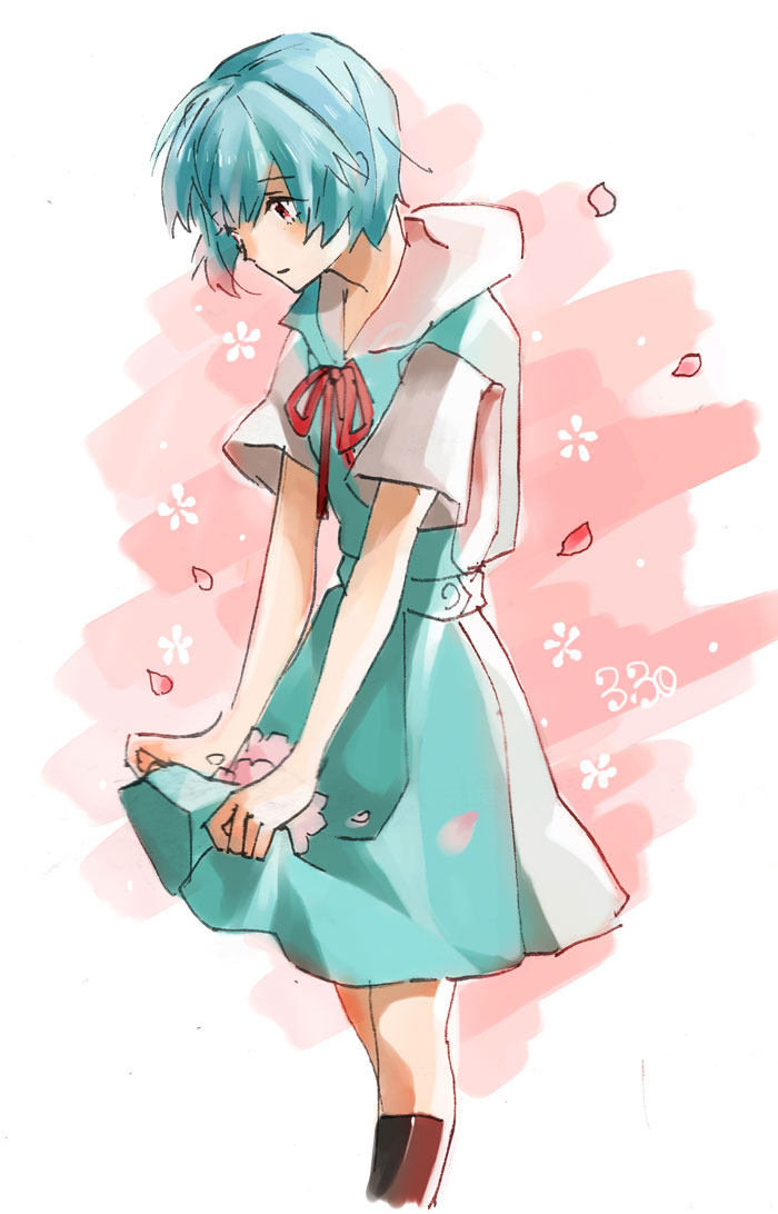 ayanami rei (neon genesis evangelion) drawn by kawa-shimako