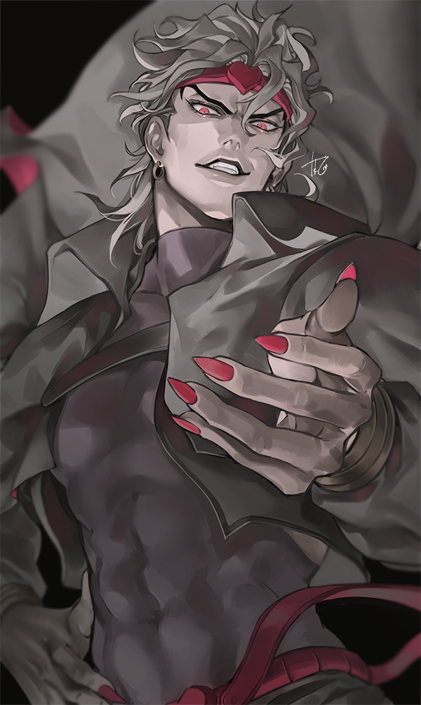 dio brando (jojo no kimyou na bouken and 1 more) drawn by takashi_(huzakenna)