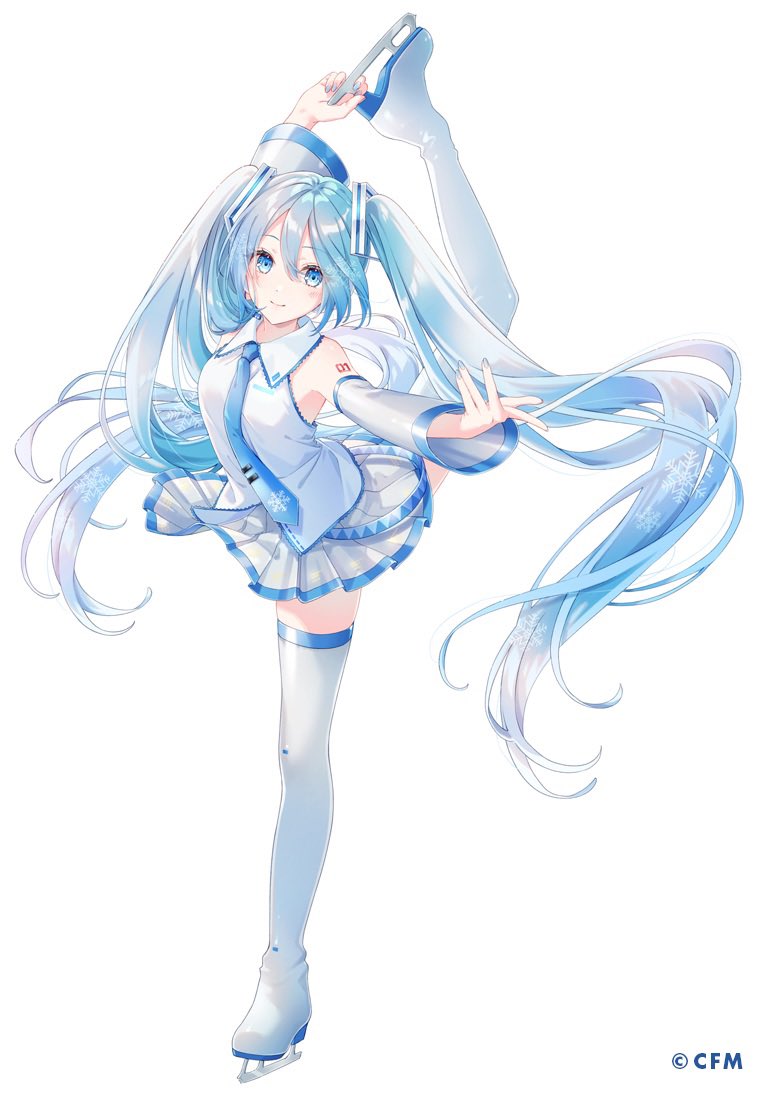 hatsune miku and yuki miku (vocaloid) drawn by tadano_yukiko