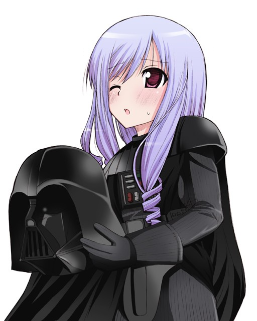 darth vader and aria (star wars and 1 more) drawn by yatsune_rika