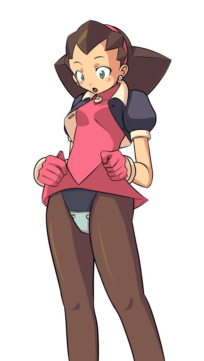 tron bonne (mega man and 1 more) drawn by chama_(karaginan)
