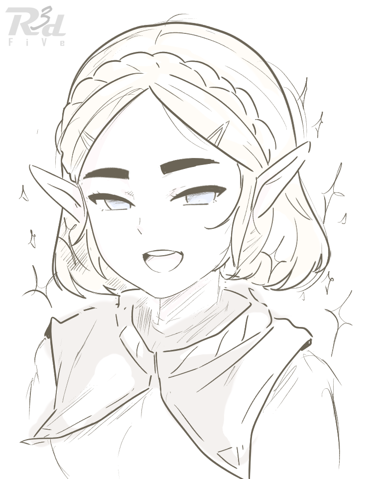 princess zelda (the legend of zelda and 1 more) drawn by r3dfive