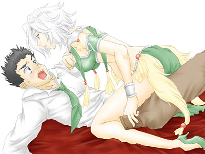 oogami ichirou and lobelia carlini (sakura taisen and 1 more)