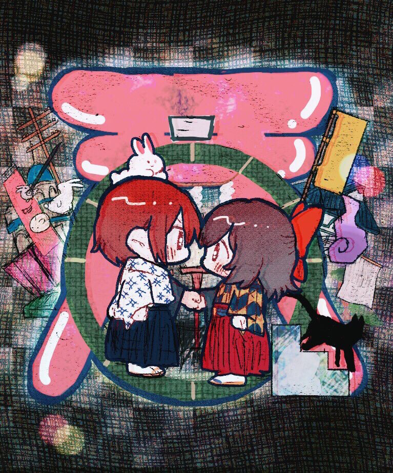 ayazuki mei and izumi kyouka (meiji tokyo renka) drawn by sugi_haeru