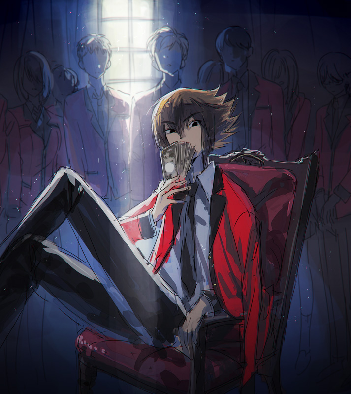 yuki judai (yu-gi-oh! and 1 more) drawn by moribuden