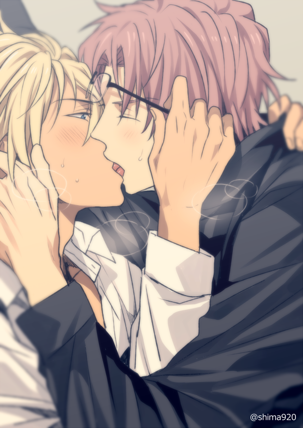 amuro tooru and okiya subaru (meitantei conan) drawn by mashima_shima