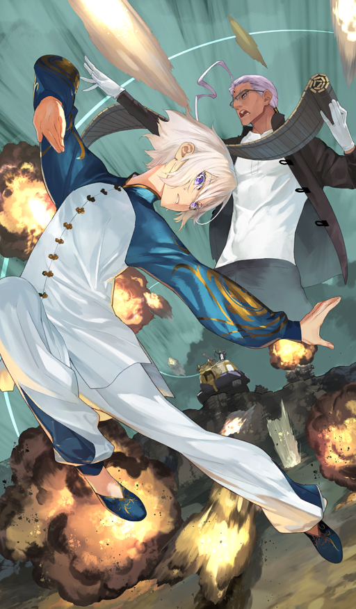 prince of lan ling and chen gong (fate and 1 more) drawn by okazaki_takeshi