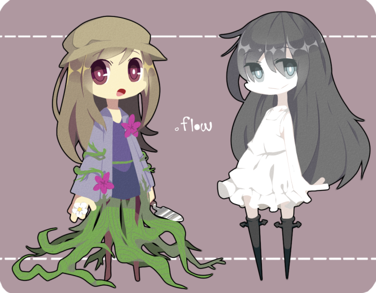 metal-tan and flower girl (.flow) drawn by sakurakunet