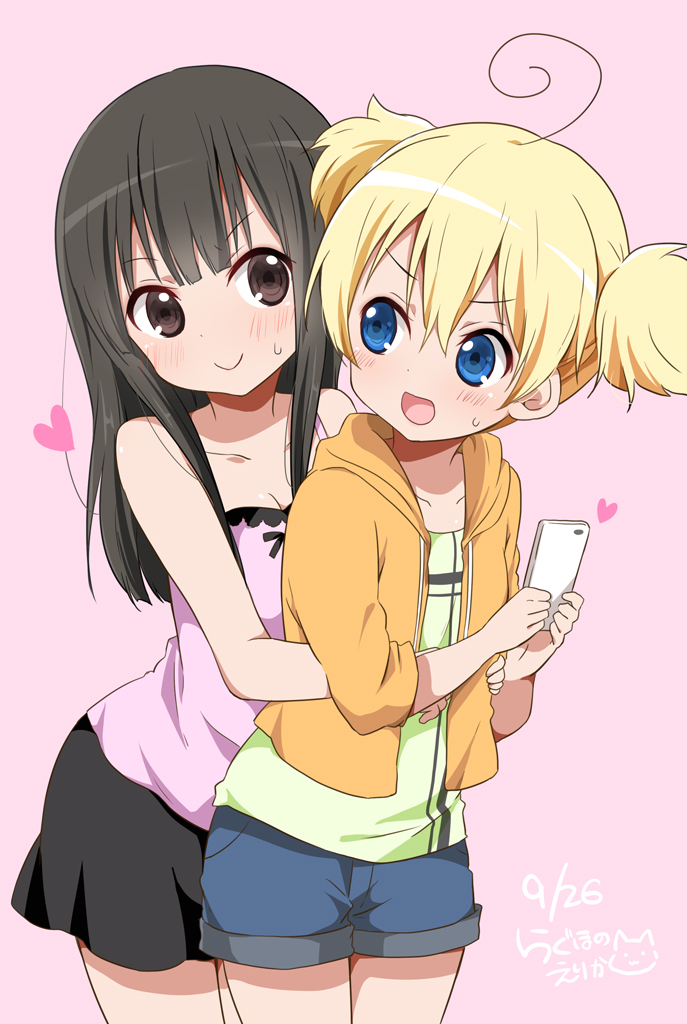 chijou noko and uchino chika (chikanoko) drawn by ragho_no_erika