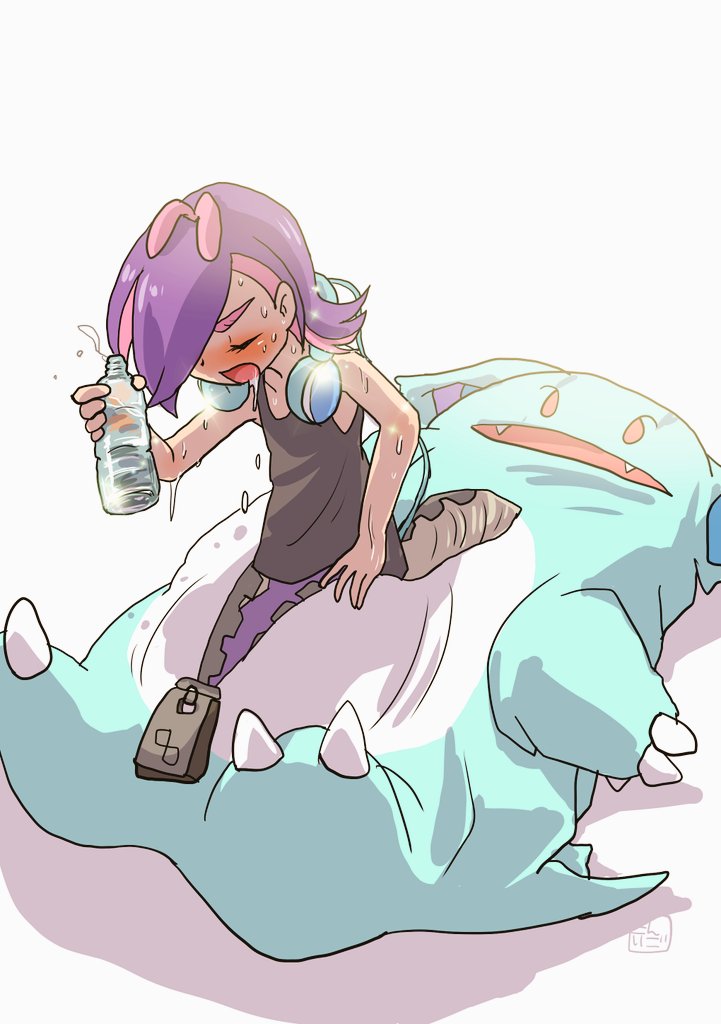 dot and nidothing (pokemon and 1 more) drawn by eeveekoringo
