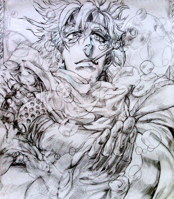 caesar anthonio zeppeli (jojo no kimyou na bouken and 1 more) drawn by scarletblue
